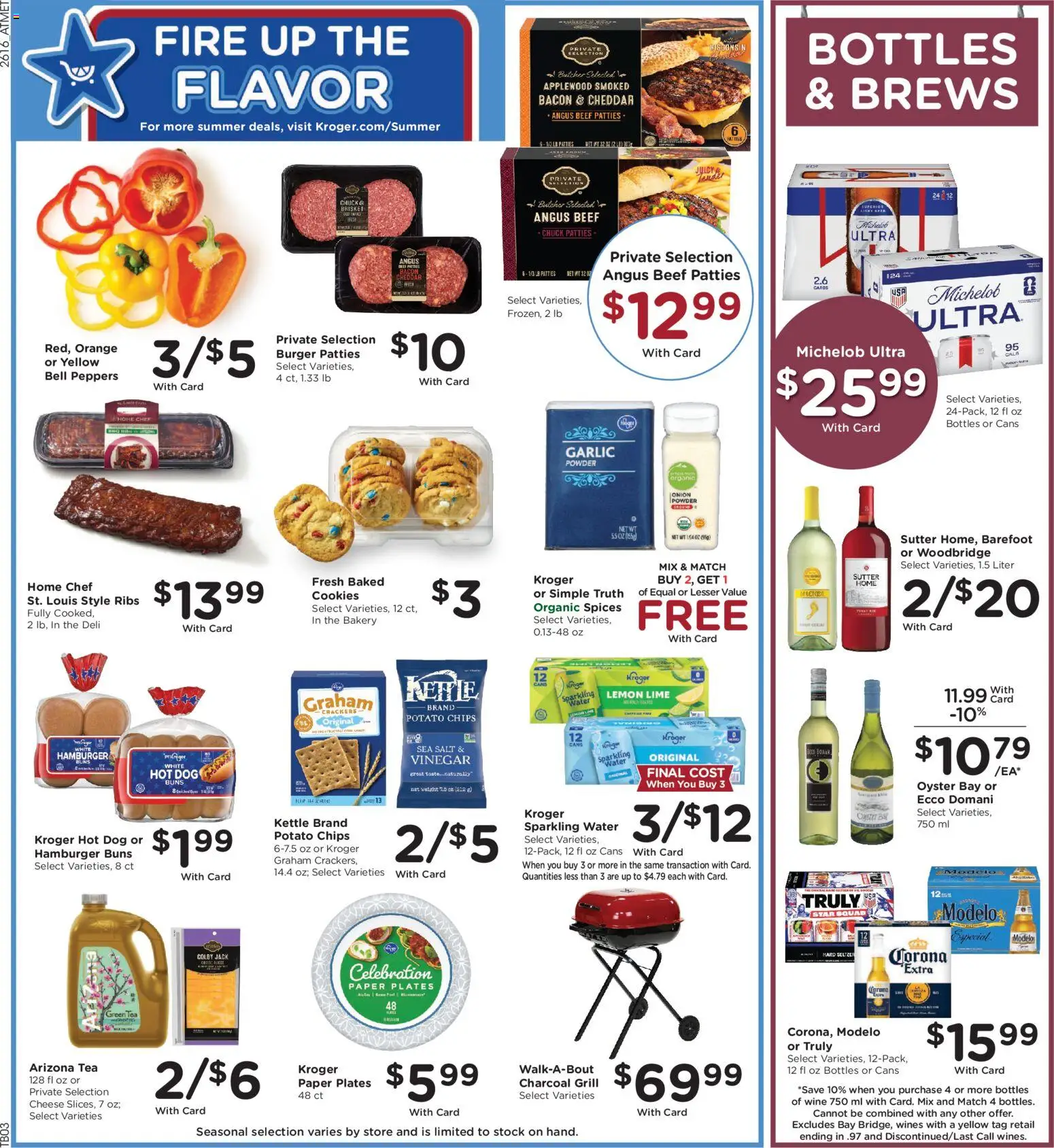Kroger Weekly Ad - valid from 20.05.2026 | Page: 4 | Products: Bakery, Beef, Grill, Kettle