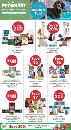 Preview of Petsmart weekly flyer / circulaire from shop Petsmart valid from Jul 6, 2026