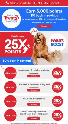 Preview of Petsmart weekly flyer / circulaire from shop Petsmart valid from Jul 6, 2026
