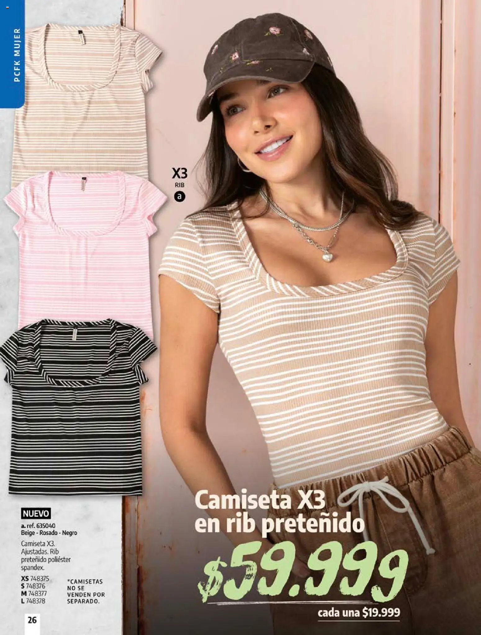 Pacifika revista - valida desde el 12/07/2026 | Página: 26 | Productos: Camiseta