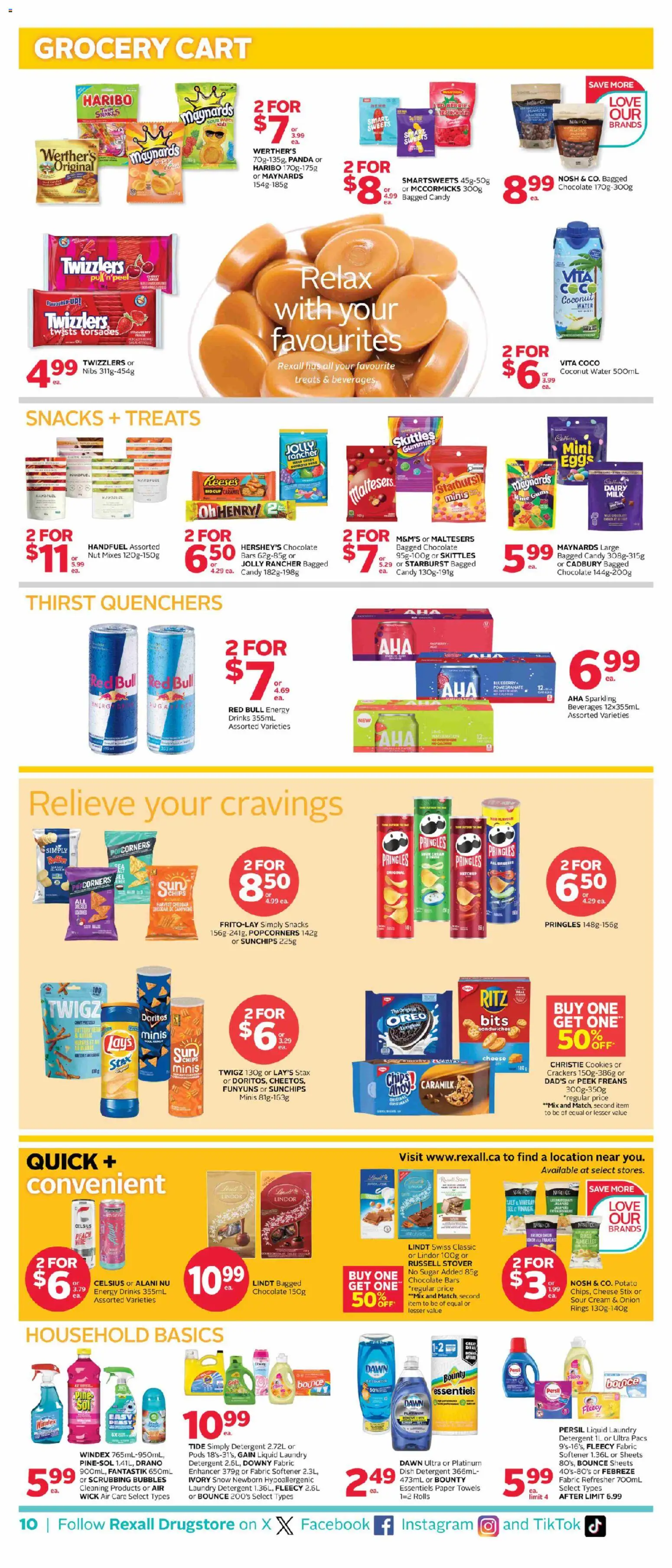 Rexall flyer valid from 05.06.2026 | Page: 19 | Products: Ketchup, Cream, Fabric softener, Wine