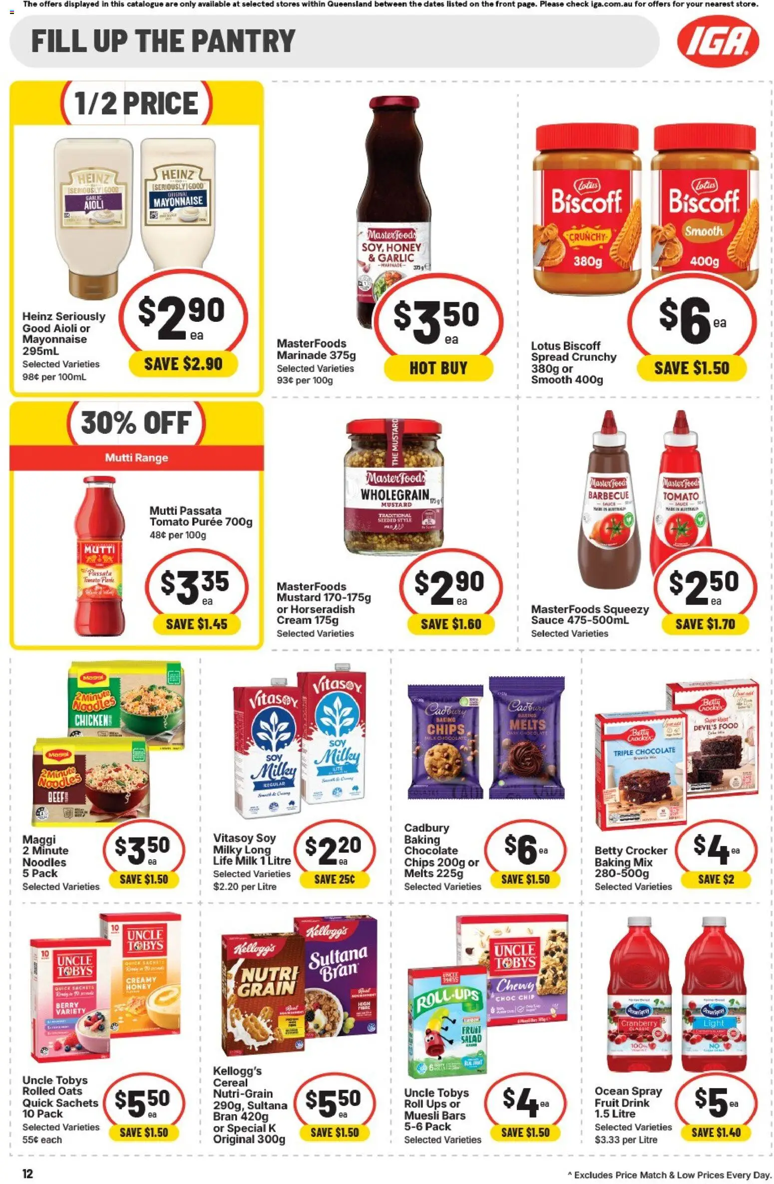 IGA catalogue - valid from 02/09/2026 | Page: 9 | Products: Light, Oats, Mayonnaise, Tomato