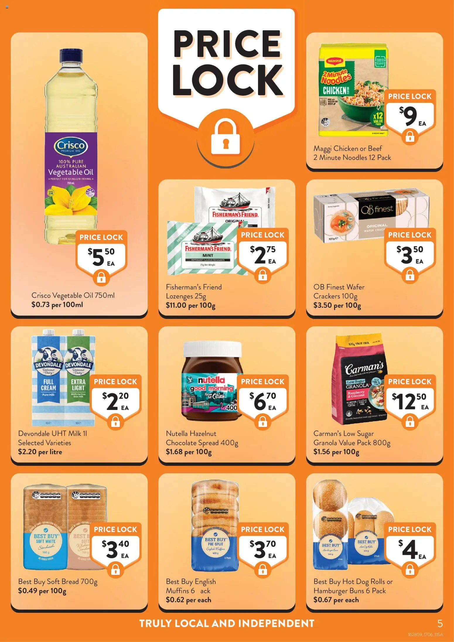 Foodworks catalogue - valid from 17.06.2026 | Page: 5 | Products: Oil, Granola, Noodles, Weight