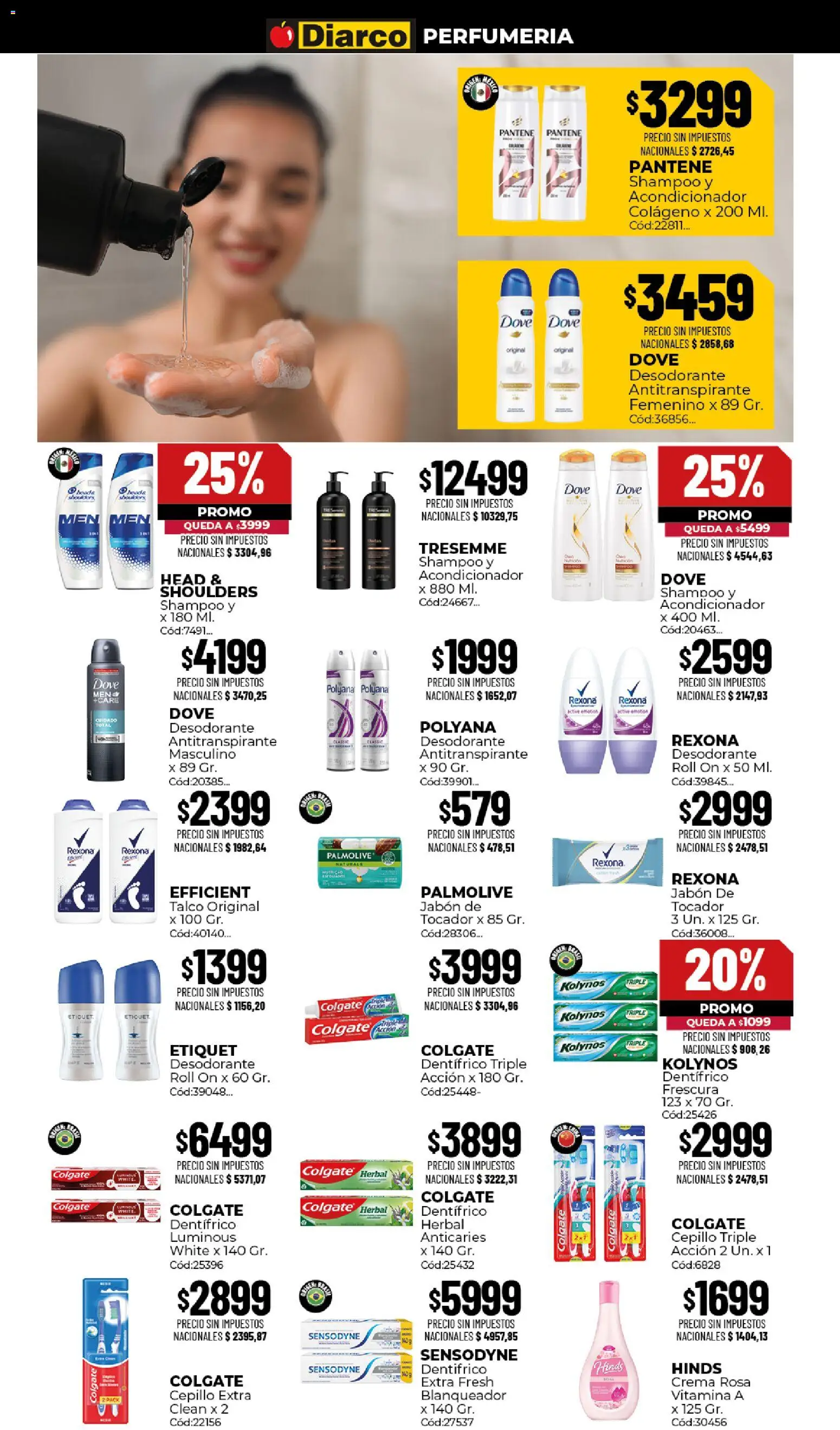 Diarco - Ofertas │ válido desde el 07/09/2026 | Página: 8 | Productos: Cepillo, Shampoo, Acondicionador, Crema