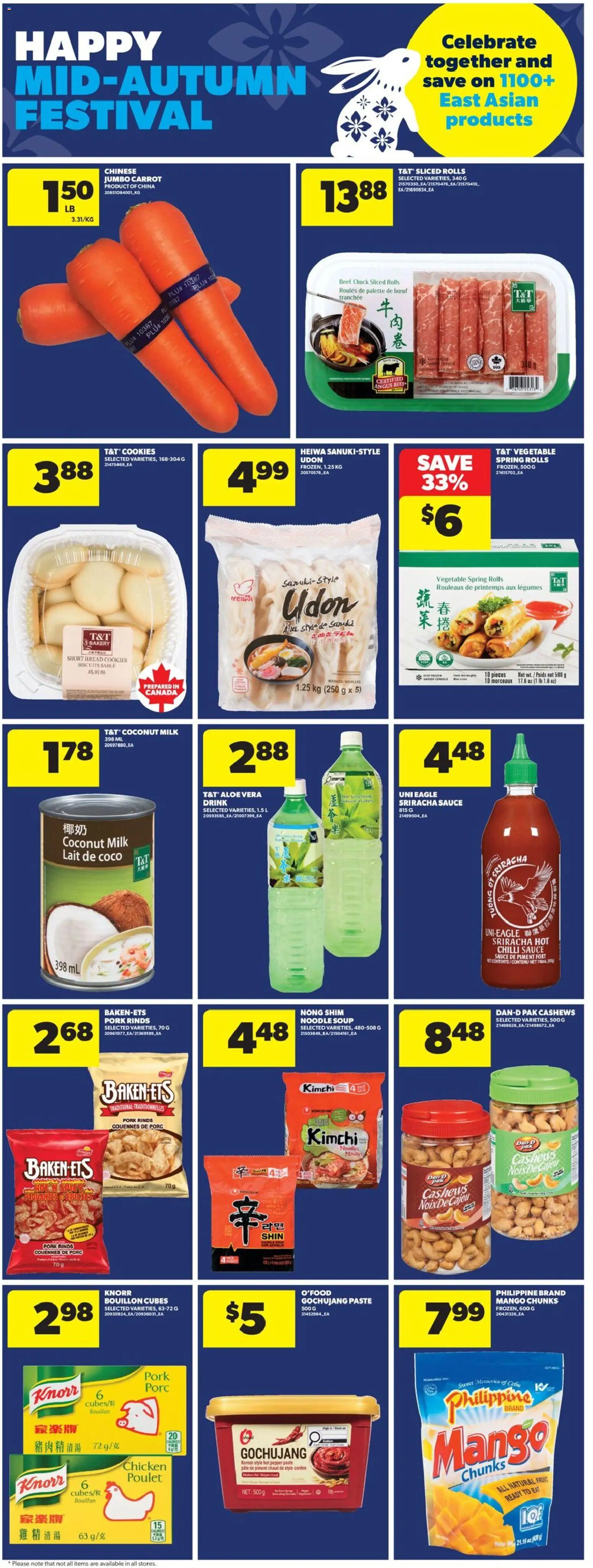 Real Canadian Superstore flyer valid from Sep 24, 2026 | Page: 25 | Products: Coconut, Coconut milk, Carrot, Bread