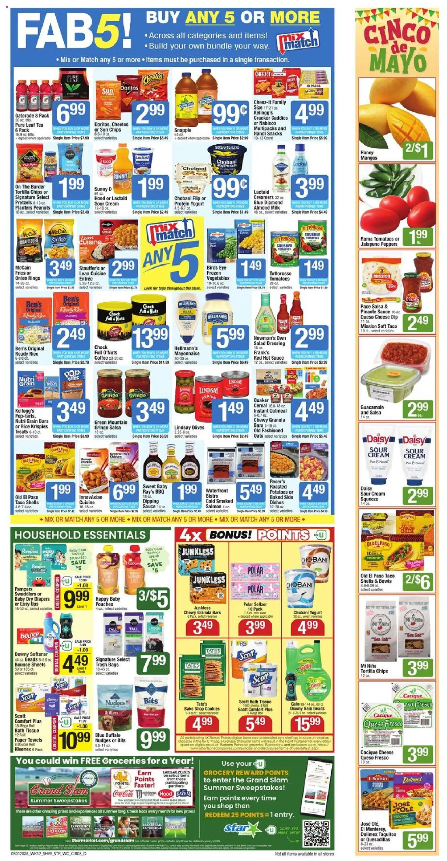 Star Market Weekly Ad - MA - valid from 01.05.2026 | Page: 3 | Products: Rice, Tea, Nuts, Sauce
