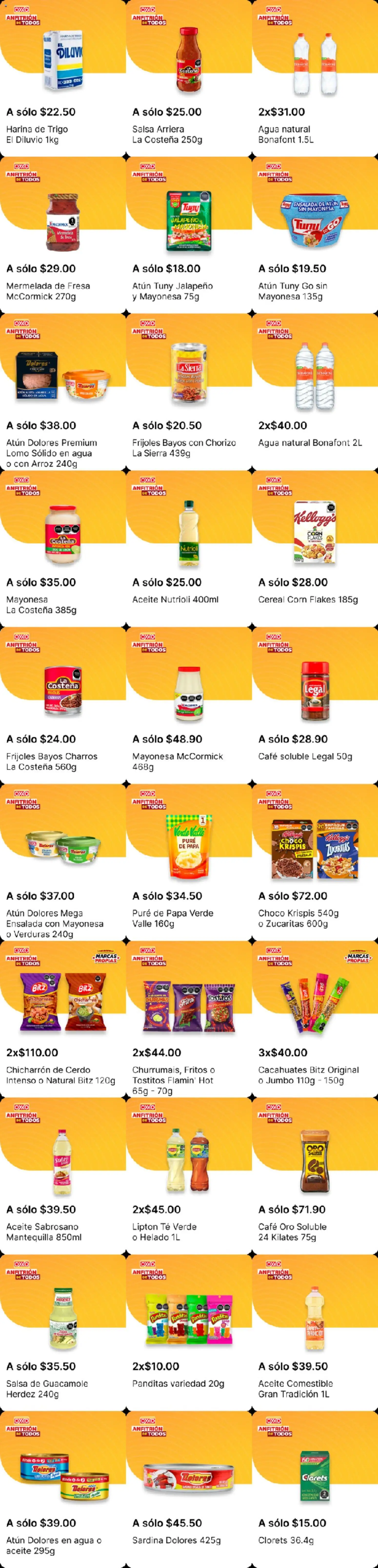 Nuevas ofertas de OXXO válidas en toda la República Mexicana desde el 21.05.2026. ¡Encuentra las mejores ofertas en OXXO folleto! | Página: 2 | Productos: Papa, Limón, Ensalada, Sierra