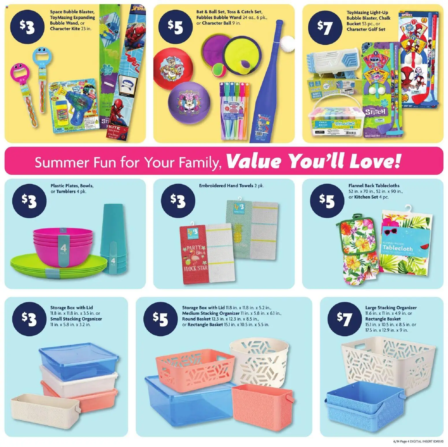 Family Dollar Weekly Ad - valid from 14.06.2026 | Page: 7 | Products: Box, Basket, Pc