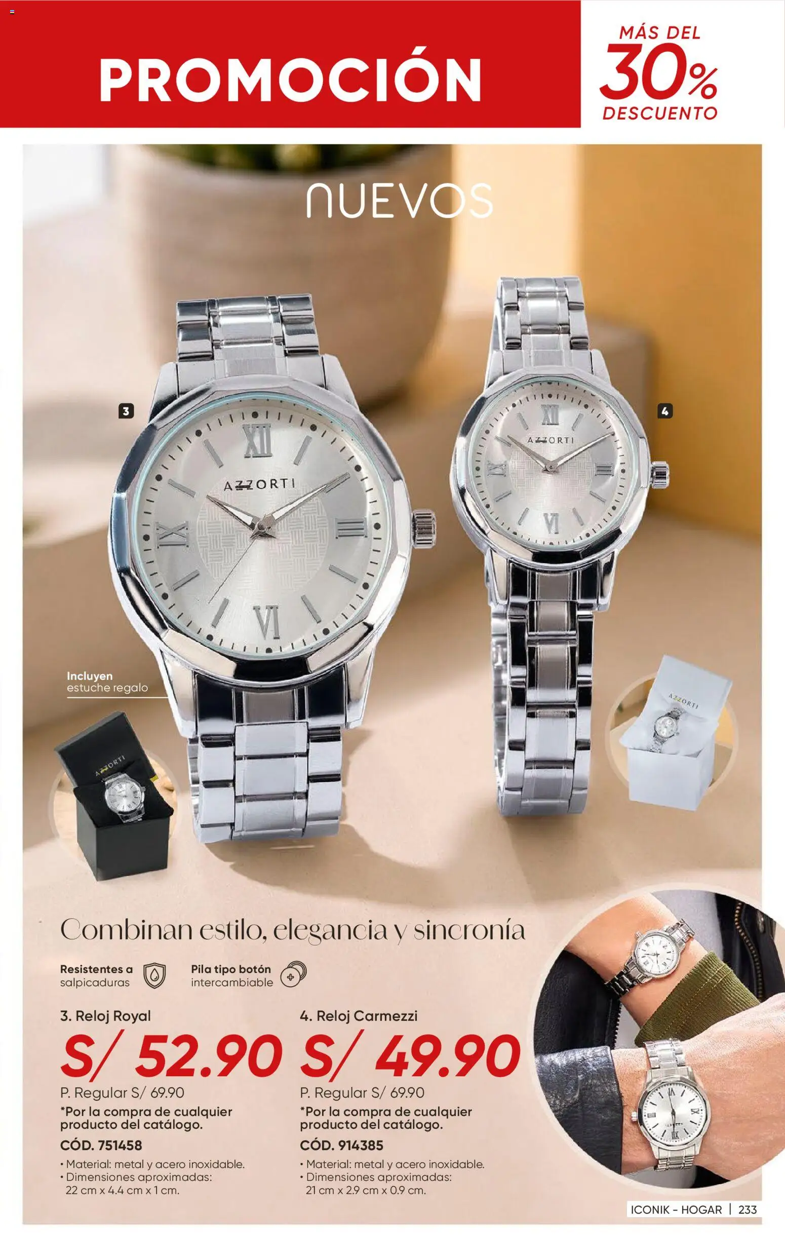 Catálogo Azzorti válido desde 14/08/2026 | Página: 235 | Productos: Reloj
