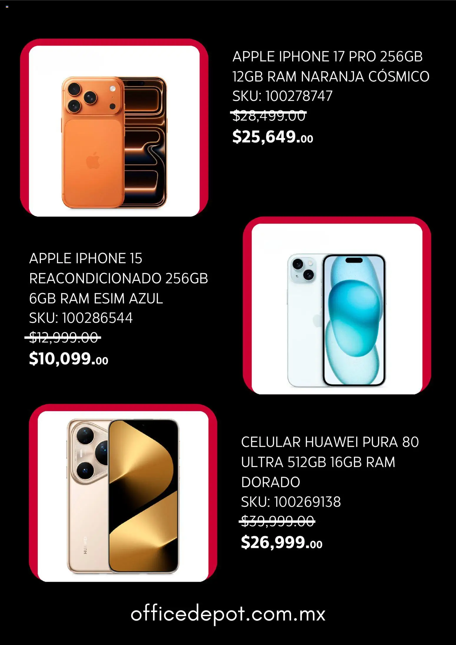 Nuevas ofertas de Office Depot válidas en toda la República Mexicana desde el 25.05.2026. ¡Encuentra las mejores ofertas en Office Depot Hot Sale! | Página: 4