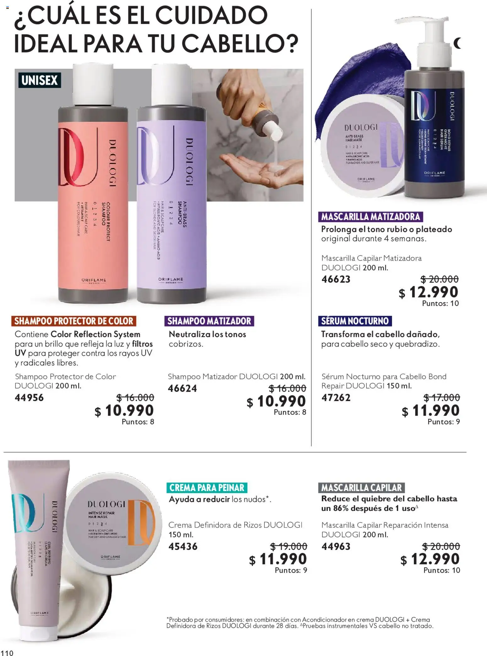 Oriflame Catálogo │ válido desde el 09.05.2026 | Página: 112 | Productos: Brillo, Acondicionador, Crema, Serum