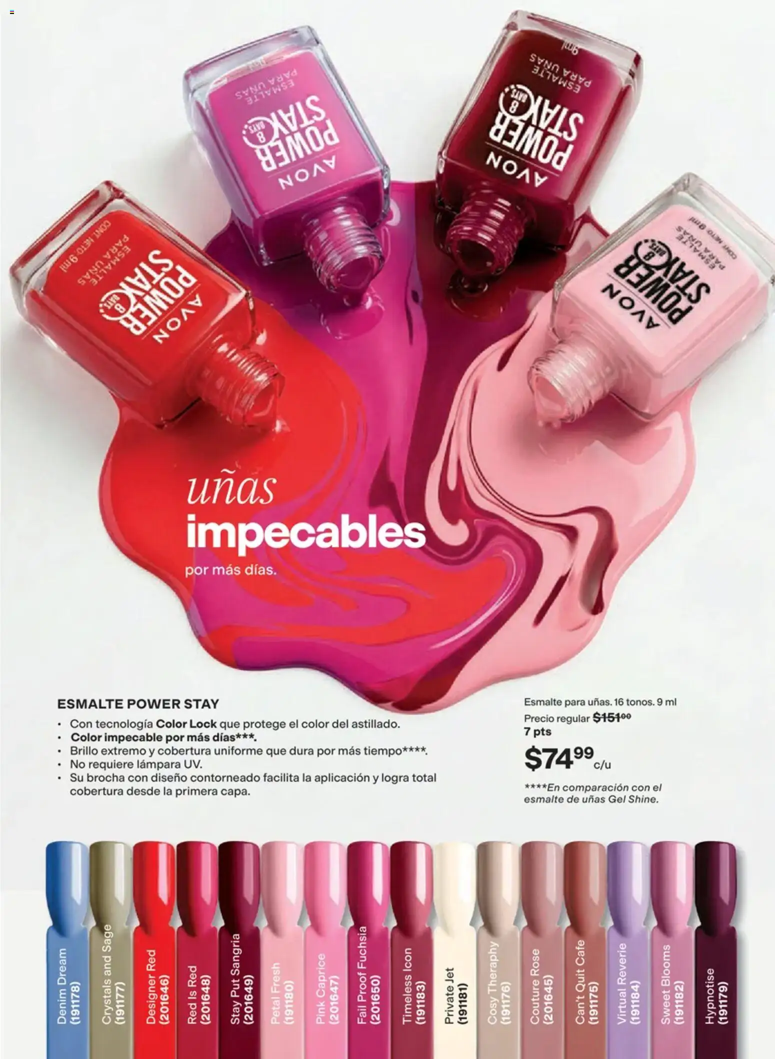 Nuevas ofertas de AVON válidas en toda la República Mexicana desde el 02/10/2026. ¡Encuentra las mejores ofertas en AVON campaña 15 2026! | Página: 23 | Productos: Brillo, Café, Lámpara, Esmalte de uñas