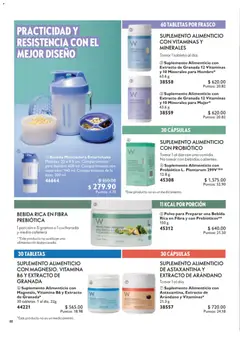 Vista previa de Oriflame campaña 11 2026, nuevo folleto de la tienda, válido en México a partir del 01/08/2026 | Página: 88 | Productos: Cafetera, Botella, Polvo, Tableta