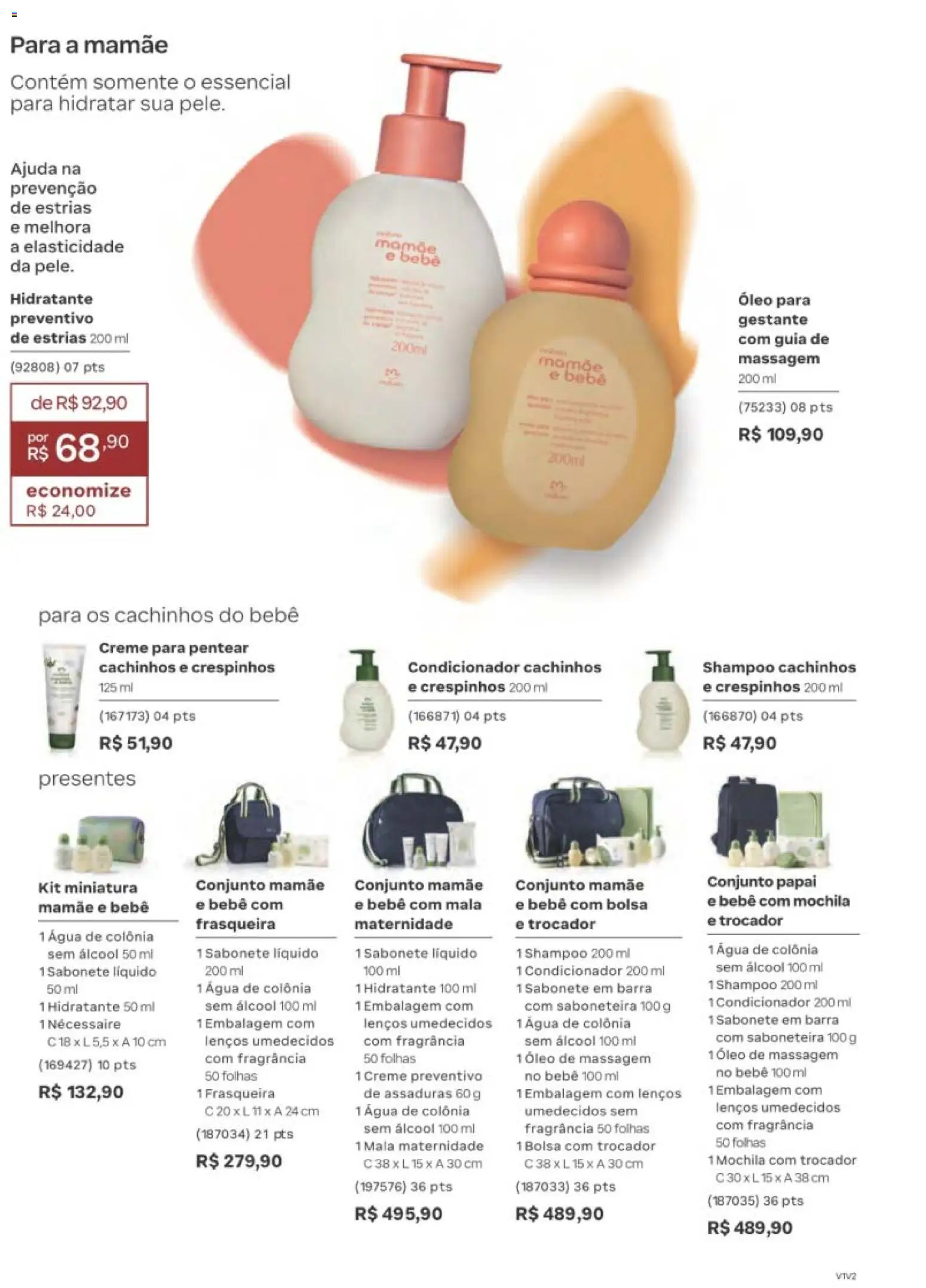 Natura Folheto - válido de 12/10/2026 | Página: 194 | Produtos: Água de colônia, Óleo de massagem, Creme, Sabonete líquido