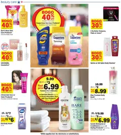 Preview of Meijer weekly ads valid from 07/15/2026 | Page: 33 | Products: Bread, Sunscreen, Pads, Water