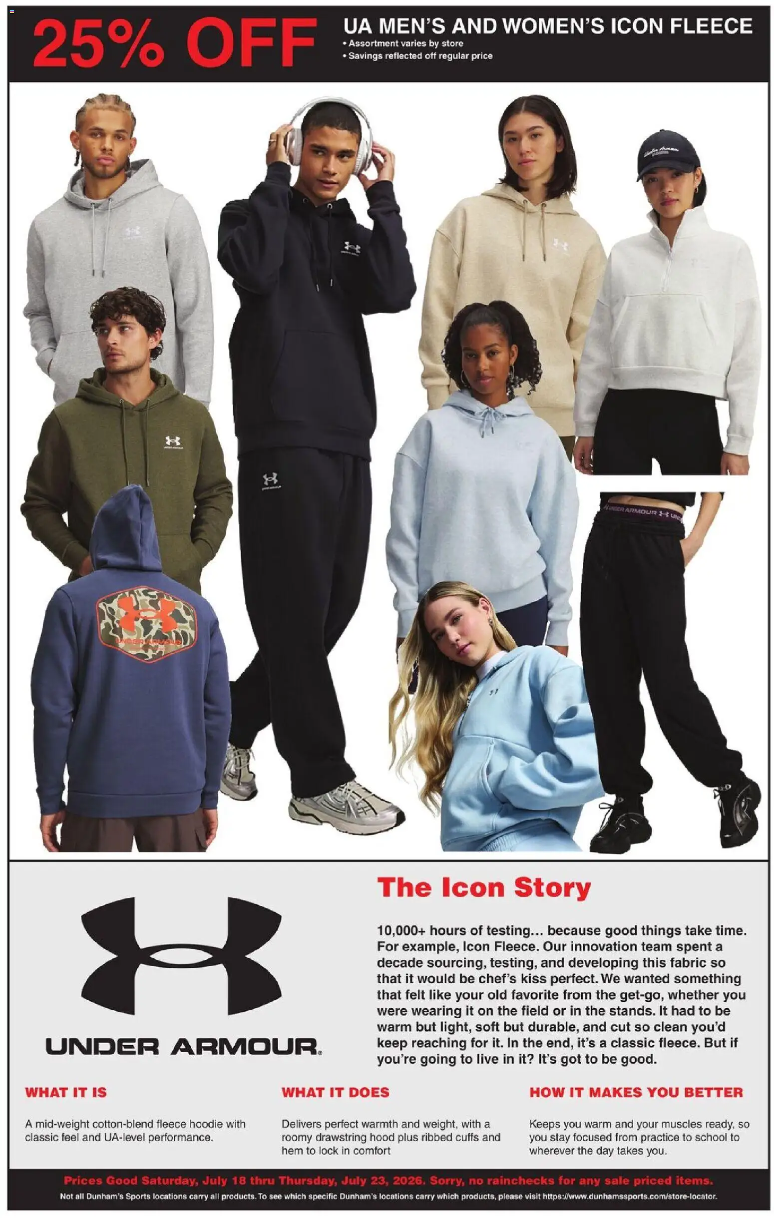 Dunham's Sports Weekly Ad - valid from 07/18/2026 | Page: 8 | Products: Hoodie