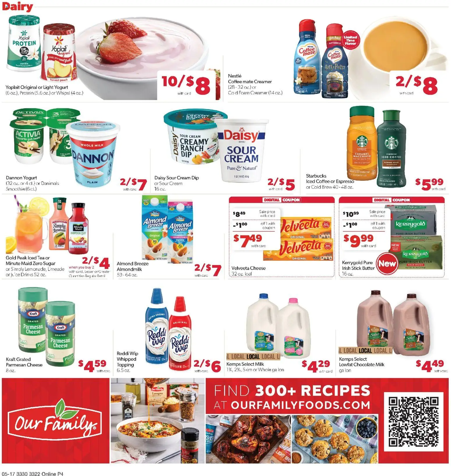 Family Fare Weekly Ad - MN - valid from 17.05.2026 | Page: 12 | Products: Yogurt, Coffee, Chocolate, Sour cream