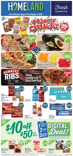 Preview of Homeland weekly ads valid from 08/05/2026 | Page: 1