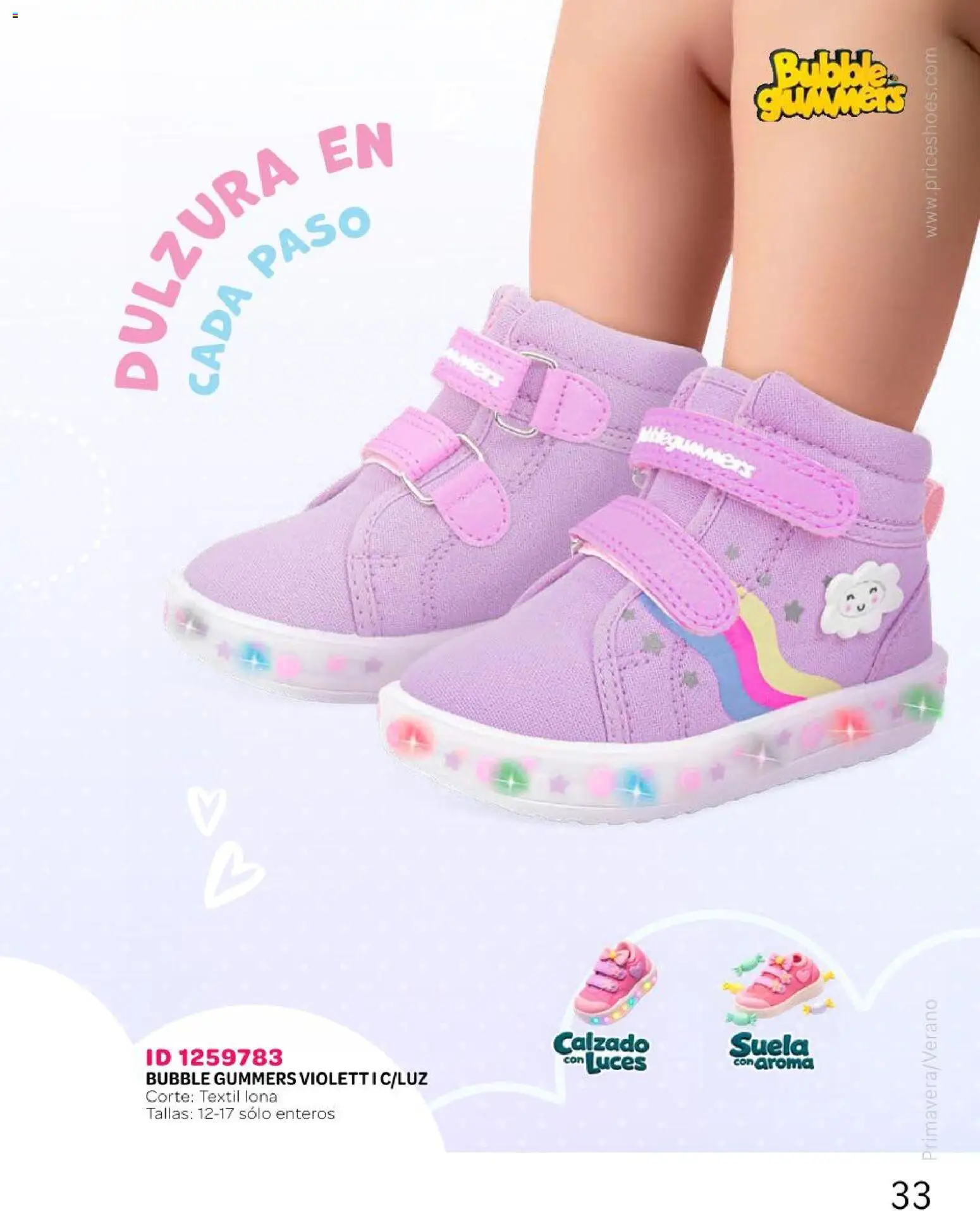 Nuevas ofertas de Price Shoes válidas en toda la República Mexicana desde el 25.04.2026. ¡Encuentra las mejores ofertas en Price Shoes catálogo Kids todo en uno! | Página: 33 | Productos: Lona