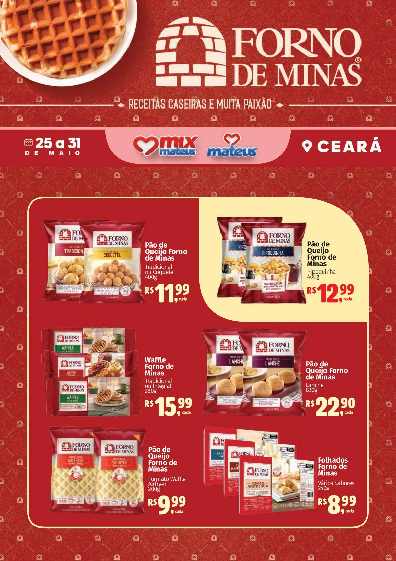 Mateus Folheto - válido de 25.05.2026 | Página: 1 | Produtos: Air fryer, Maiô, Queijo, Pão