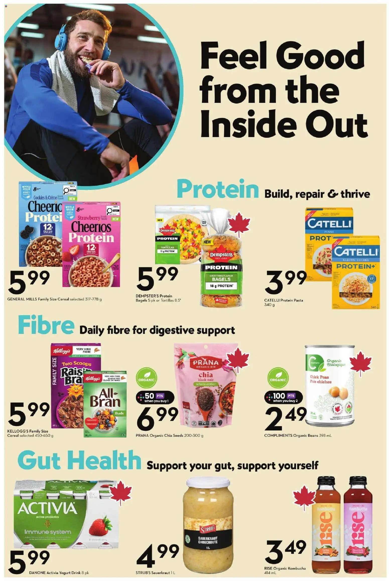 Safeway flyer valid from Sep 3, 2026 | Page: 21 | Products: Pasta, Cookies, Probiotics, Beans