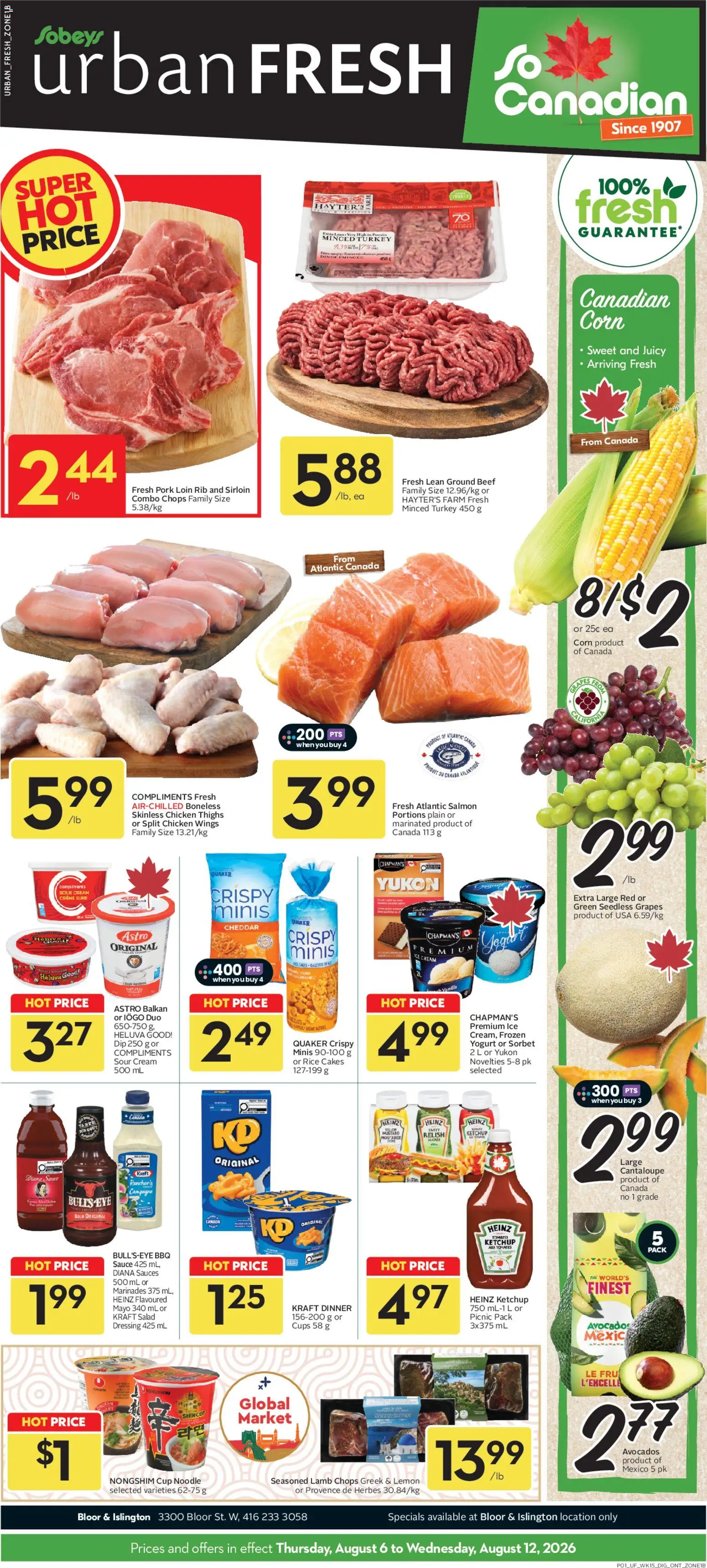 Sobeys flyer valid from Aug 6, 2026 | Page: 1