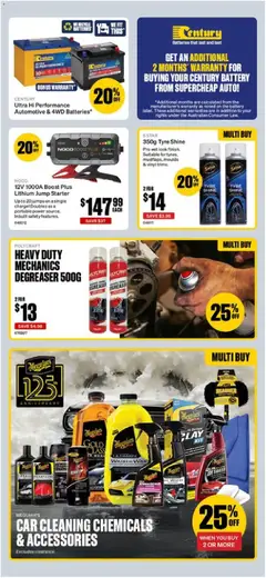 Preview of Supercheap Auto catalogue - valid from 01/07/2026 | Page: 17 | Products: Battery, Accessories, Portable