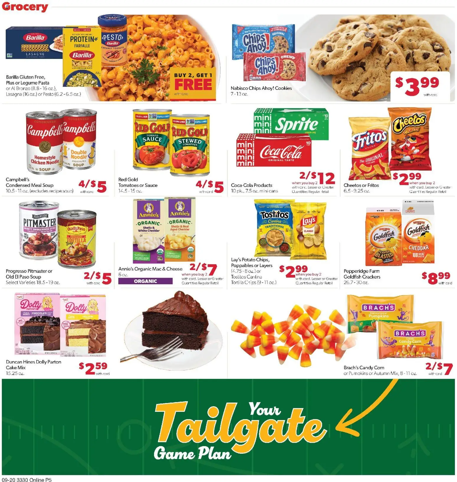Family Fare Weekly Ad - MN - valid from 09/20/2026 | Page: 9 | Products: Candy, Protein, Pasta, Tomato