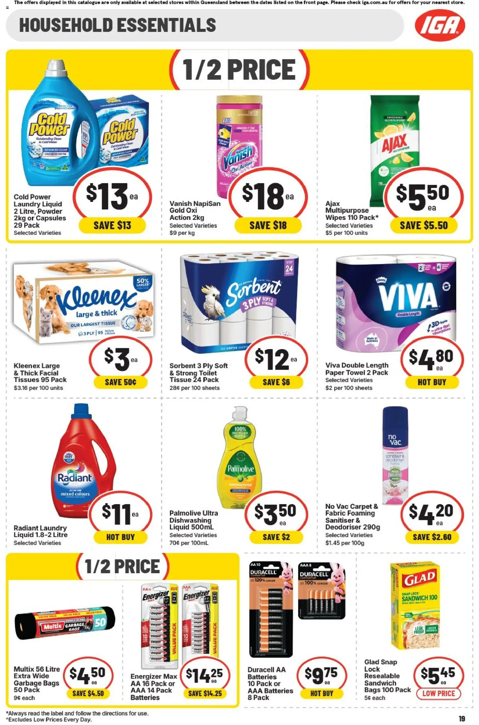 IGA catalogue - valid from 02/09/2026 | Page: 16 | Products: Toilet, Carpet, Household, Powder
