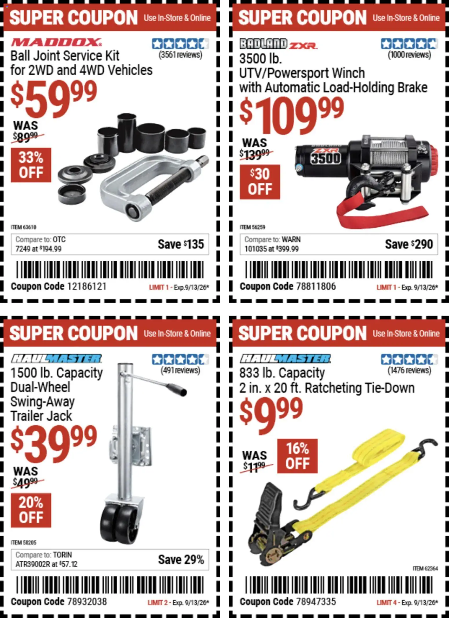 Harbor Freight Weekly Ad - valid from 08/31/2026 | Page: 6