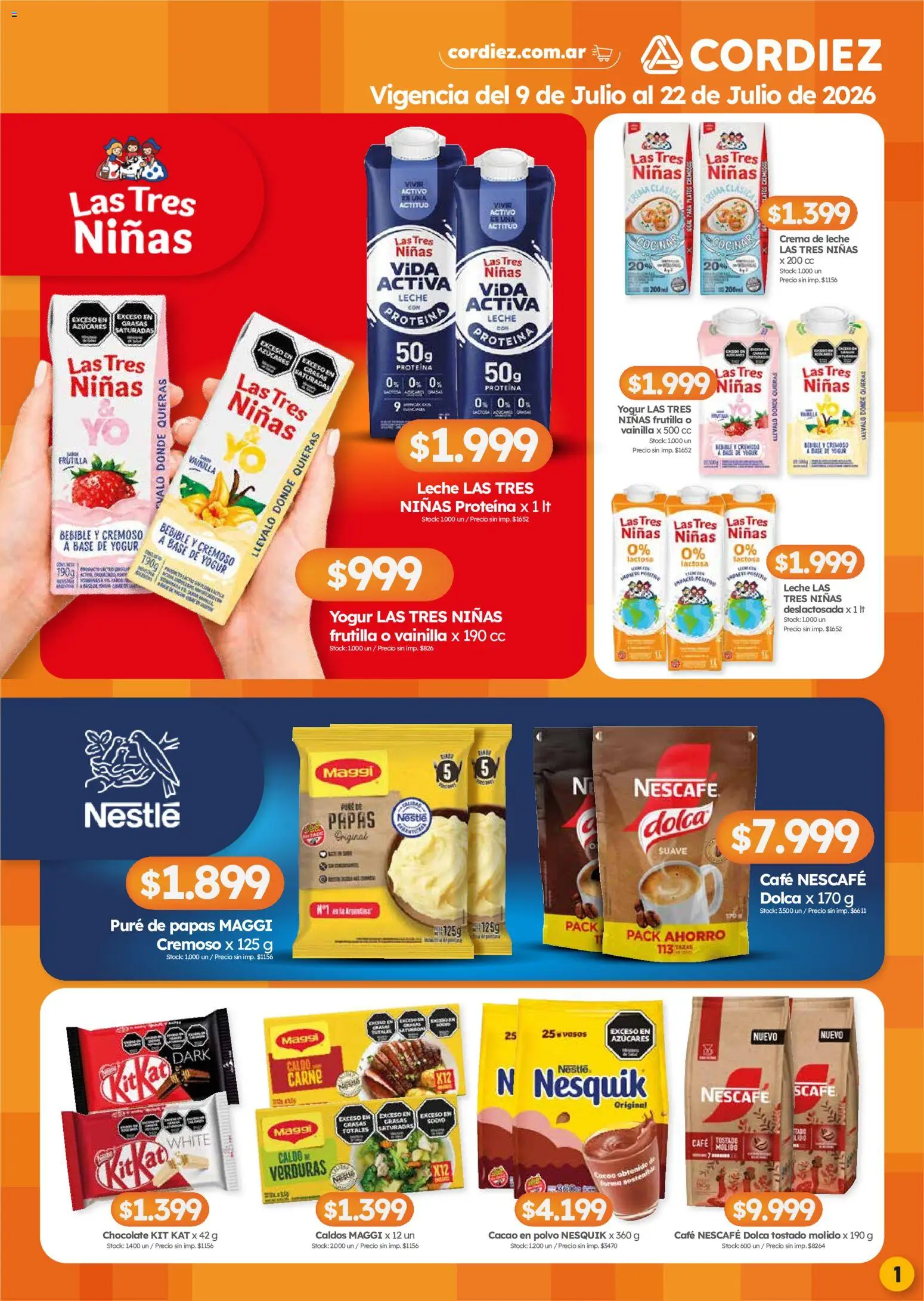 Cordiez ofertas (09/07/2026 catalogue cover