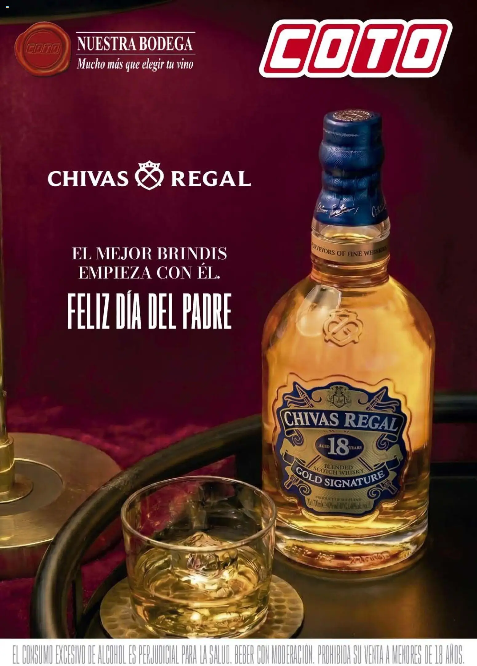 Coto - EL CONSUMO EXCESIVO DE ALCOHOL │ válido desde el 08.06.2026 | Página: 1 | Productos: Whisky, Whiskey, Vino