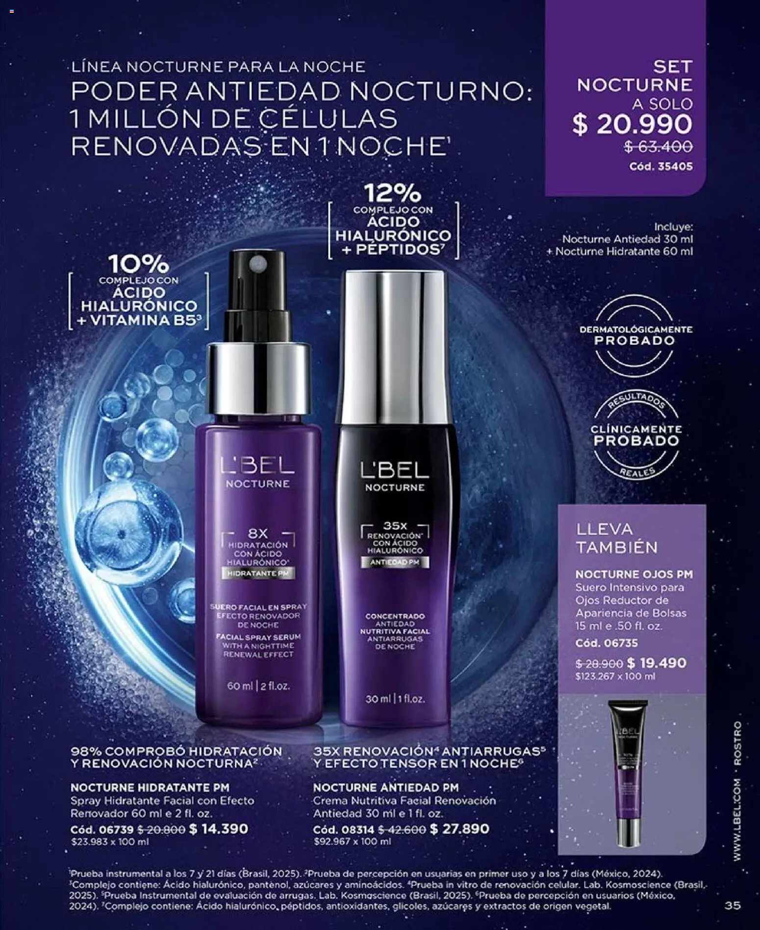 Catálogo L'Bel Campaña 13 │ válido desde el 27.07.2026 | Página: 35 | Productos: Crema, Serum