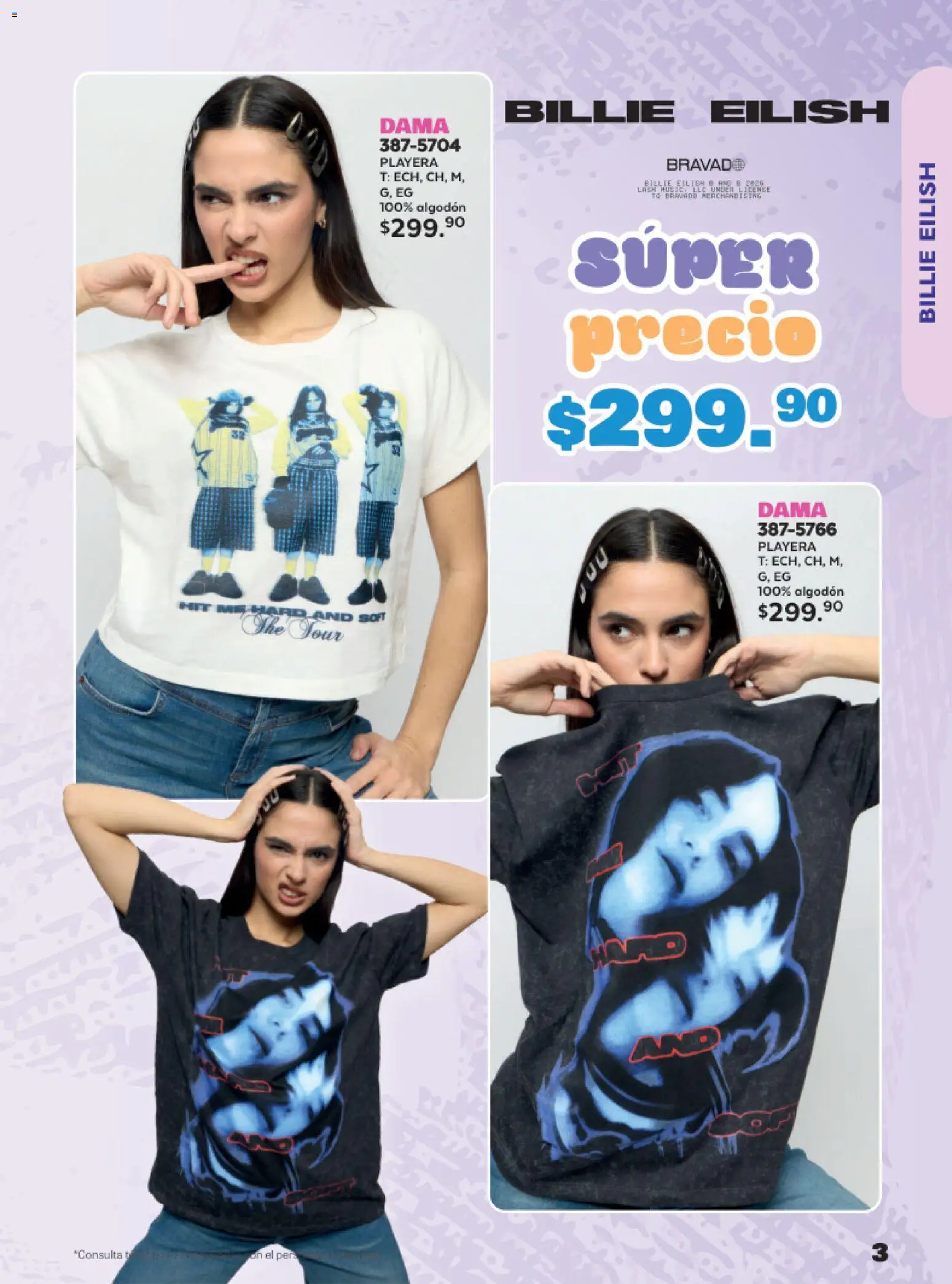 Nuevas ofertas de Andrea válidas en toda la República Mexicana desde el 24.05.2026. ¡Encuentra las mejores ofertas en Andrea catálogo Lo más divertindo en ropa! | Página: 3 | Productos: Algodón, Playera