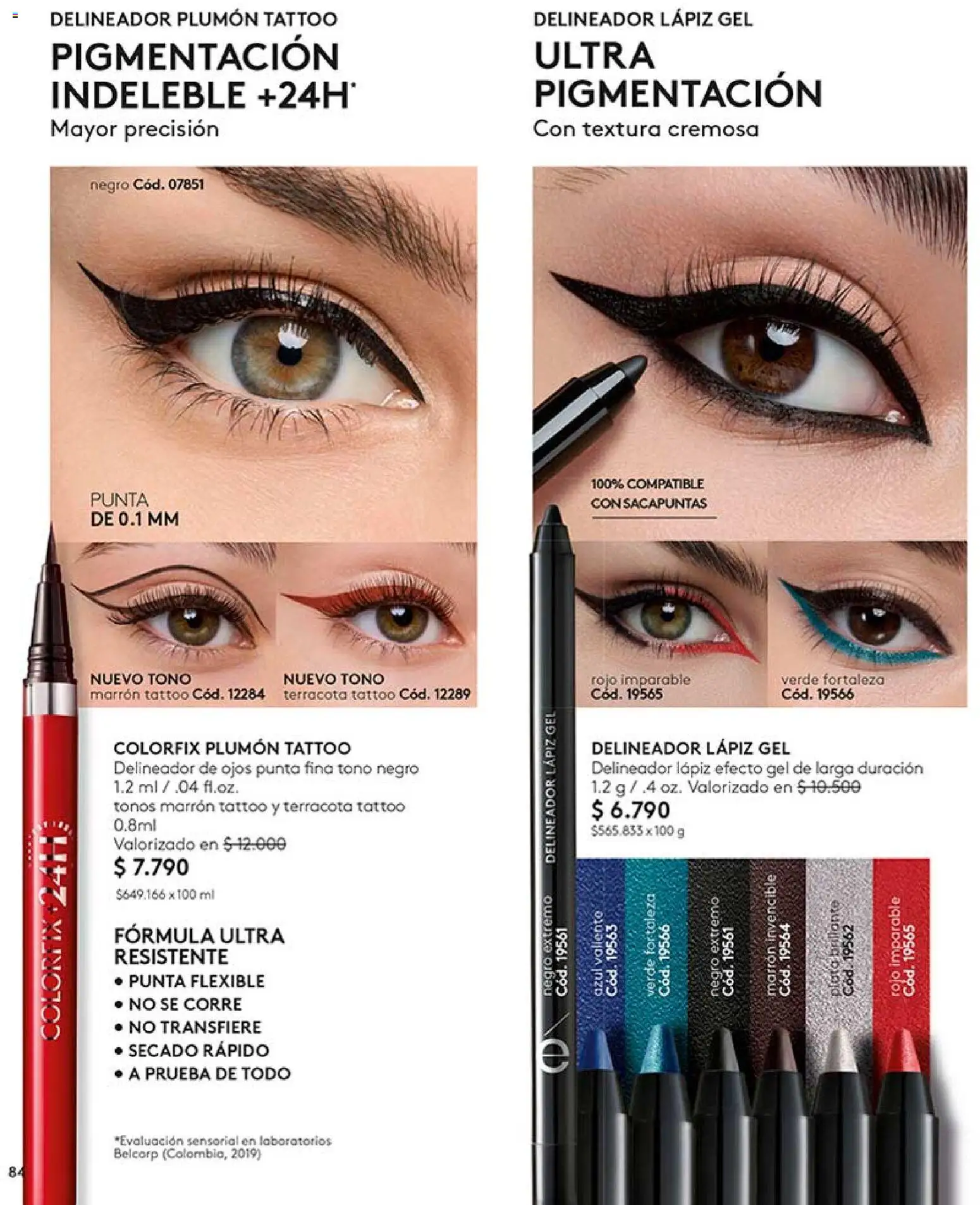 Catálogo Ésika Campaña 9 │ válido desde el 17.05.2026 | Página: 88 | Productos: Sacapuntas, Flexible, Delineador de ojos, Plumón