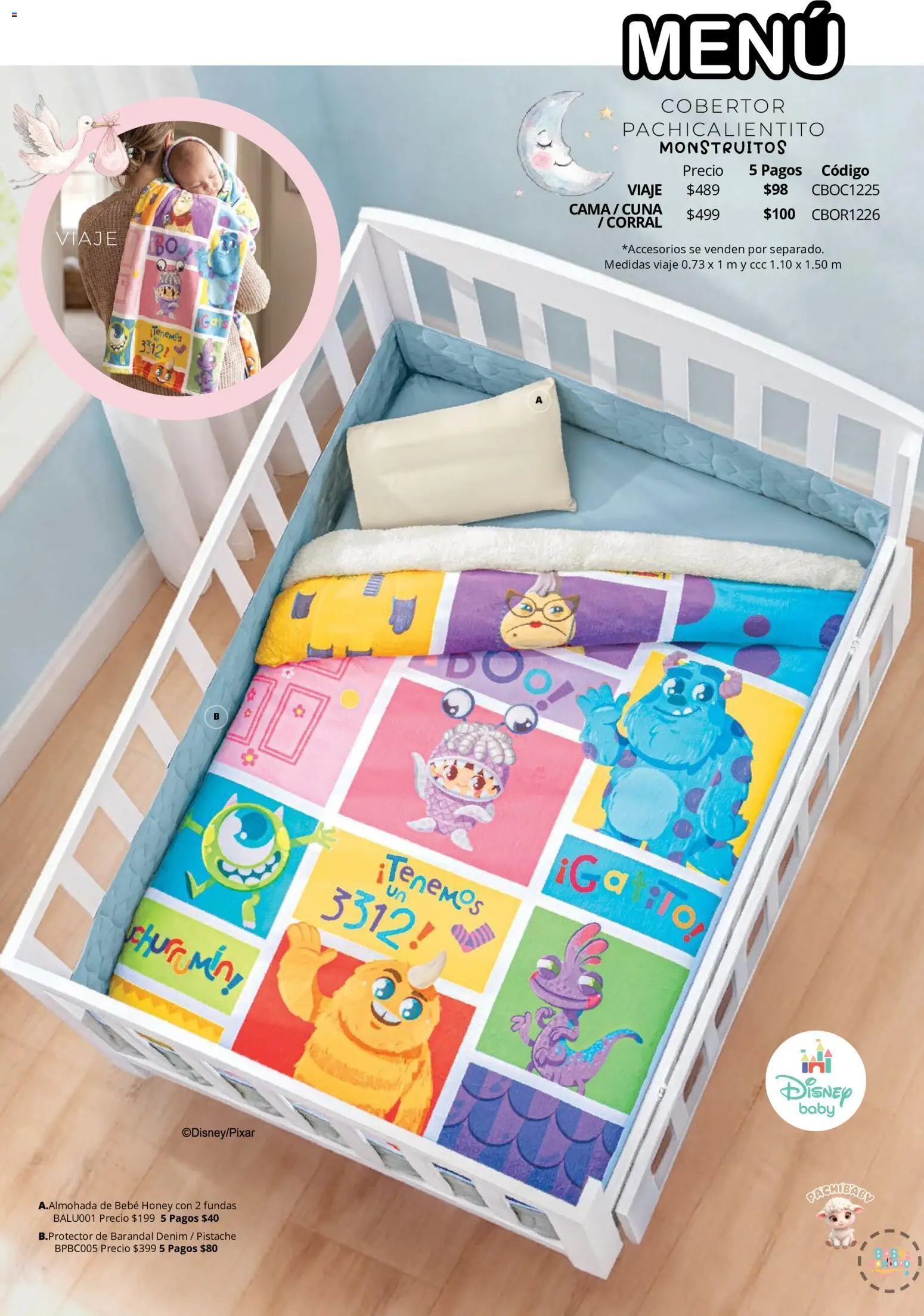 Nuevas ofertas de Colchas Concord válidas en toda la República Mexicana desde el 15/10/2026. ¡Encuentra las mejores ofertas en Colchas Concord catálogo Colección Bebé Disney! | Página: 7