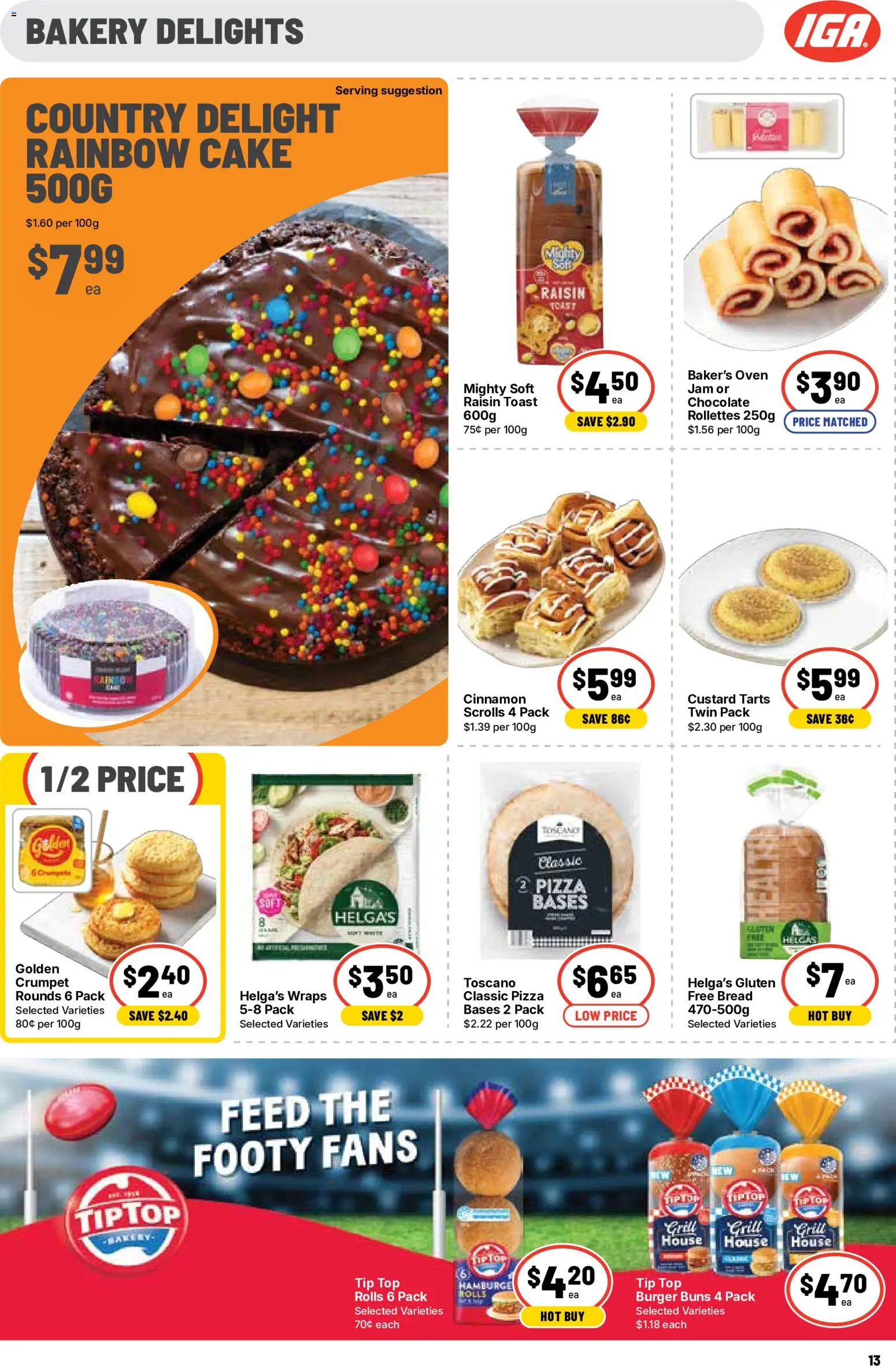 Ritchies catalogue - valid from 23/09/2026 | Page: 13 | Products: Bread, Chocolate, Cake, Grill