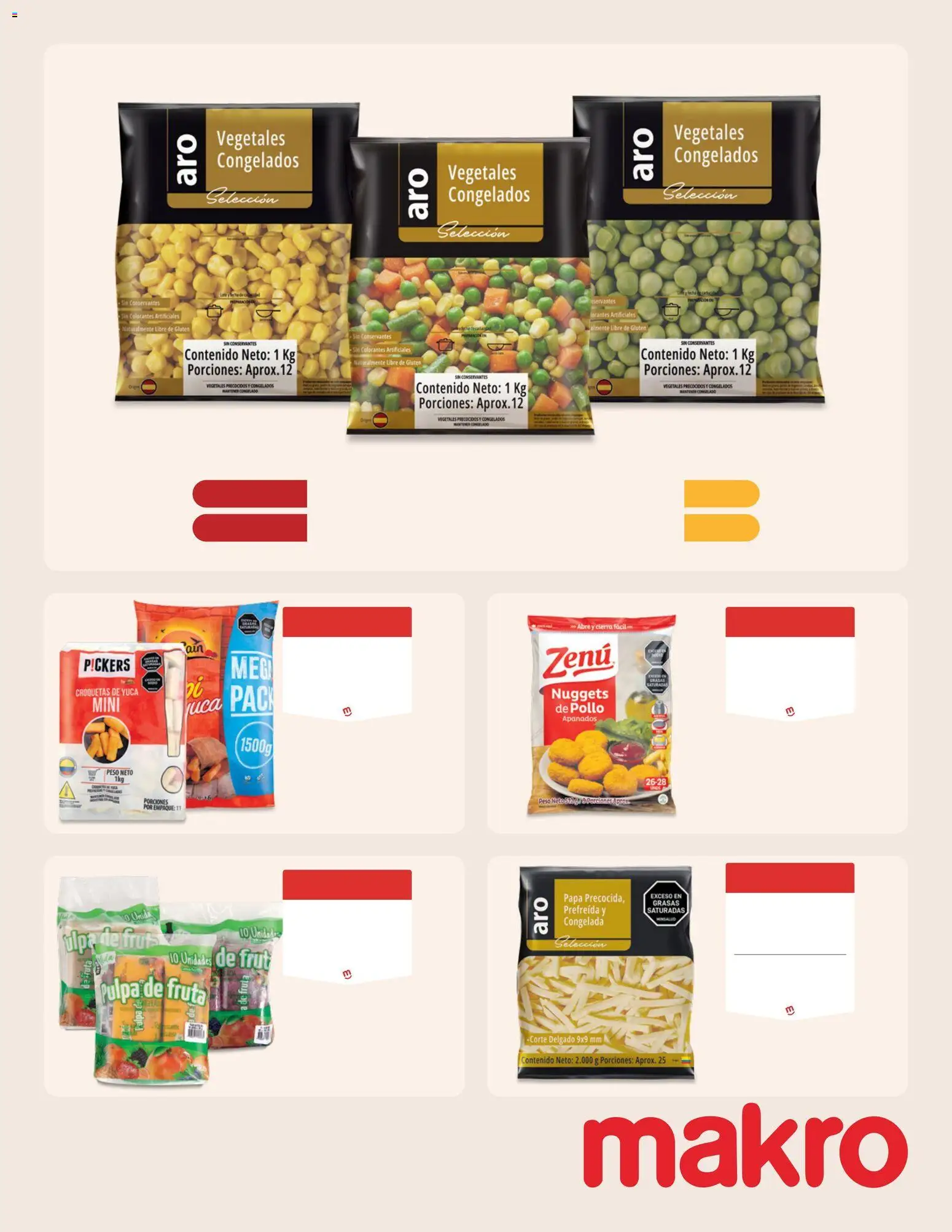 Makro revista - valida desde el 08.05.2026 | Página: 14 | Productos: Pollo, Peso, Yuca, Papa