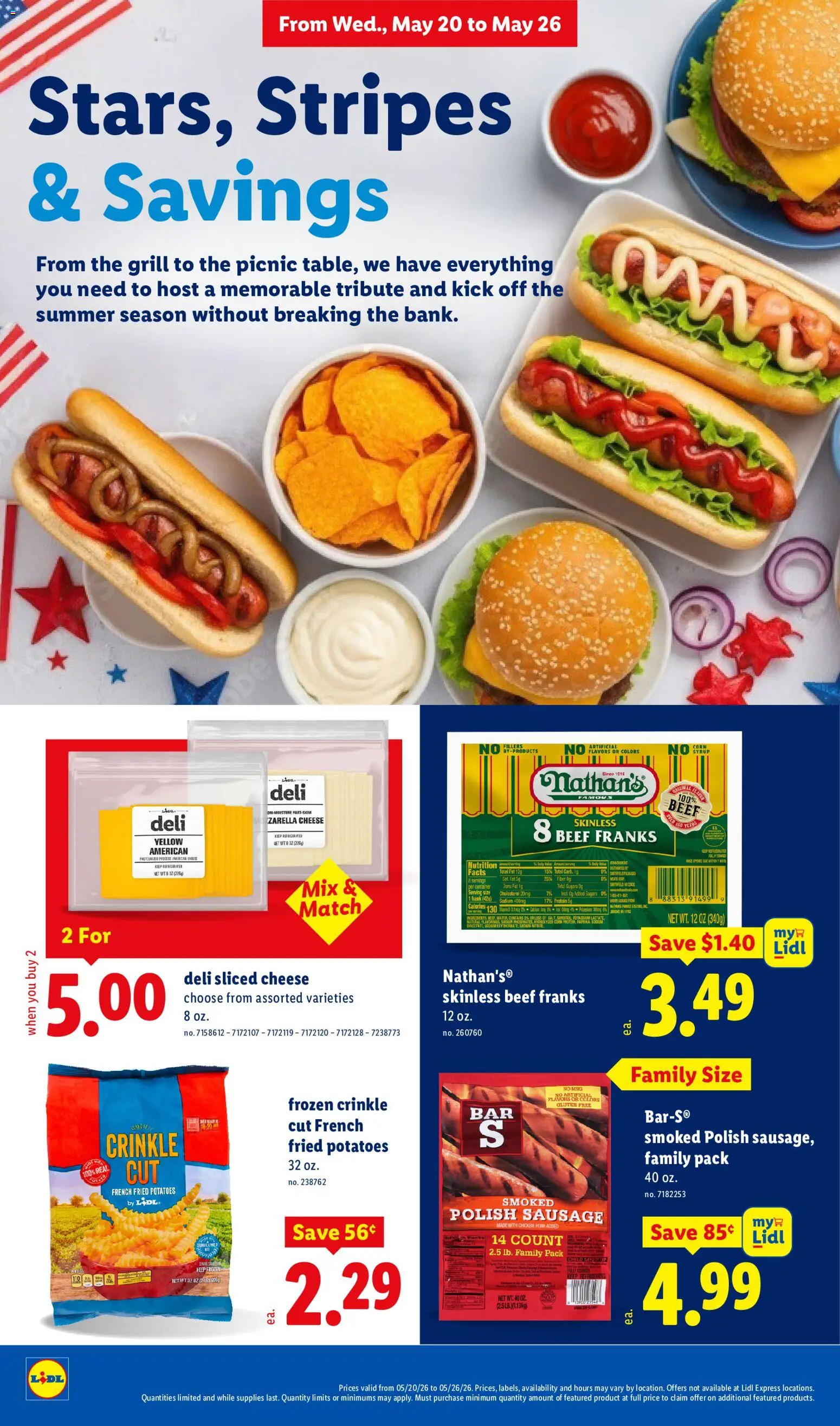 Lidl Weekly Ad - valid from 20.05.2026 | Page: 14 | Products: Cheese, Water, Salt, Sausage