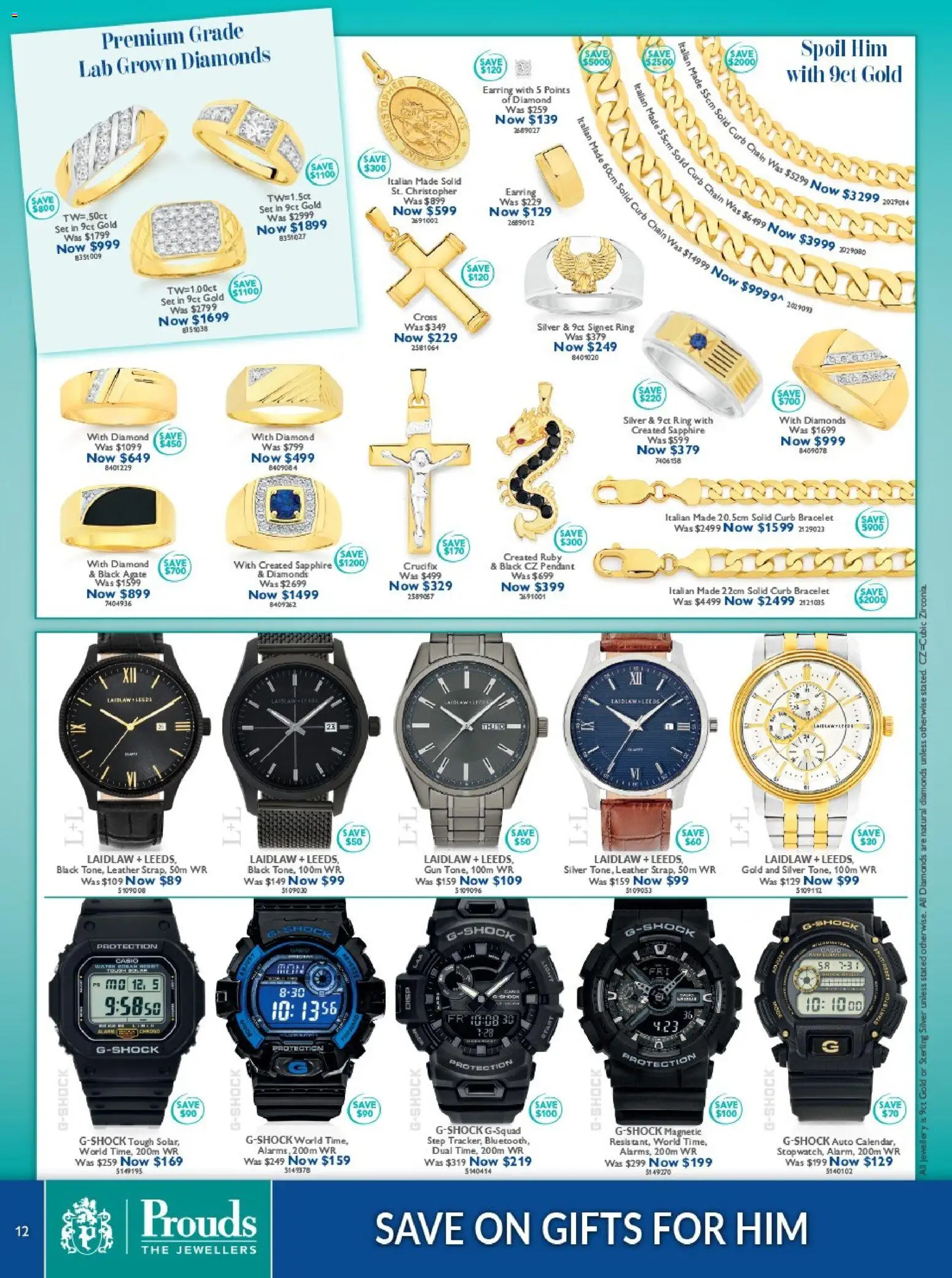 Prouds The Jewellers catalogue - valid from 13.04.2026 | Page: 12 | Products: Bracelet, Diamond, Jewellery, Pendant