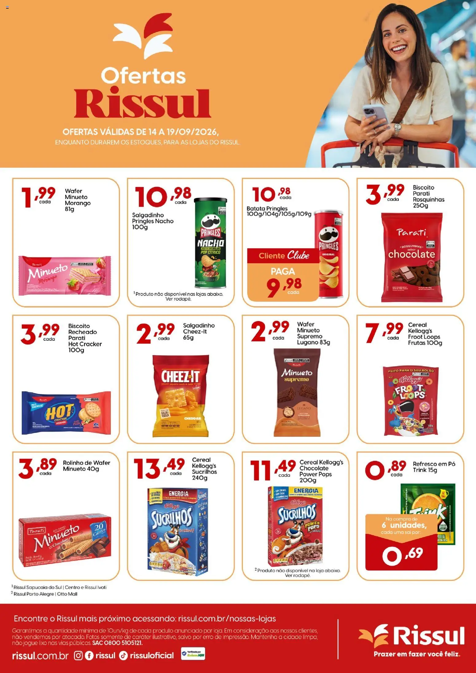 Rissul Folheto - válido de 14/09/2026 | Página: 1 | Produtos: Pó, Biscoito, Refresco, Sucrilhos