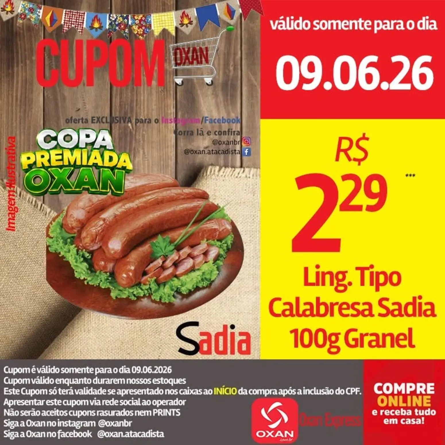 Oxan Atacadista Folheto - válido de 09.06.2026 | Página: 4 | Produtos: Copa