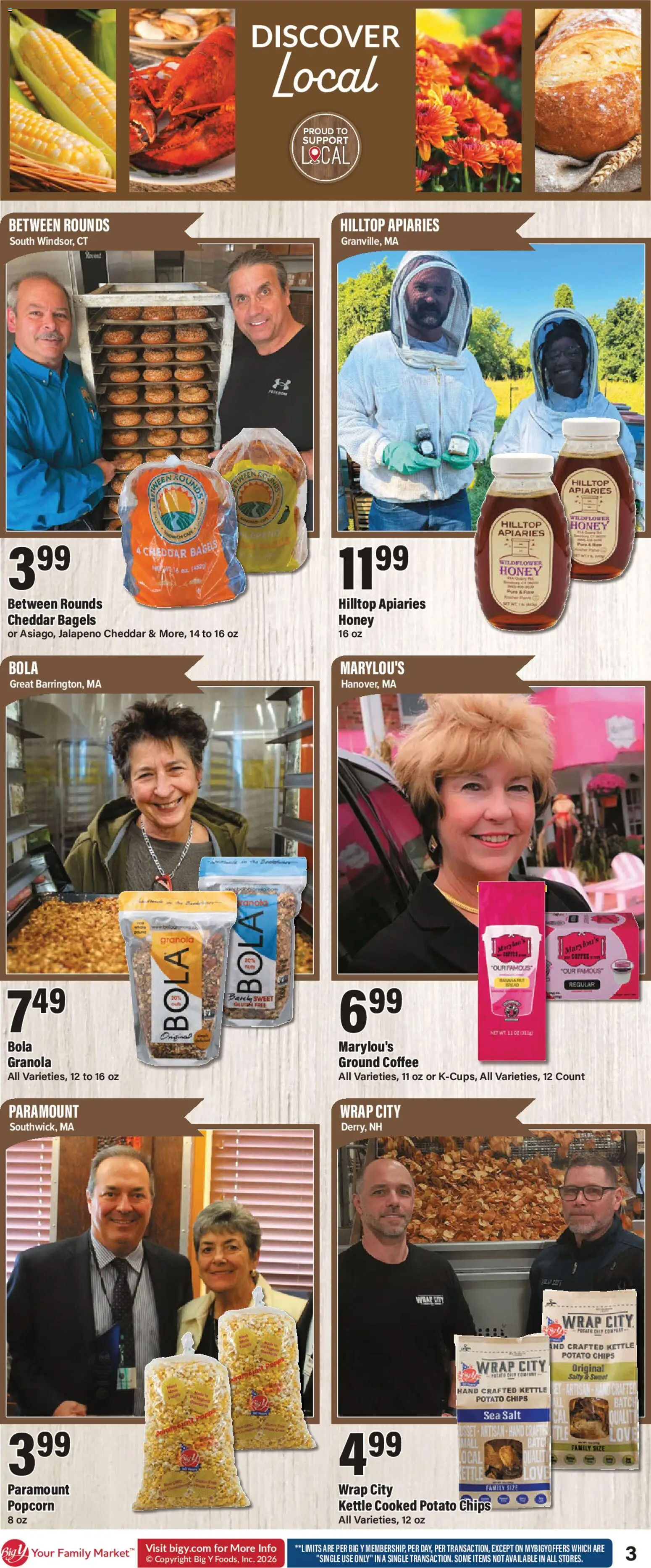 Big Y Weekly Ad - valid from 07/23/2026 | Page: 5 | Products: Coffee, Chips, Salt, Kettle