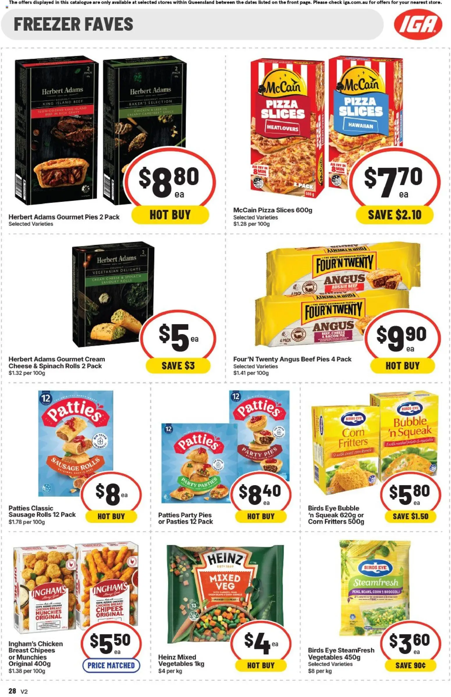 IGA catalogue - valid from 02/08/2026 | Page: 31 | Products: Pizza, Chicken, Camembert, Sauce