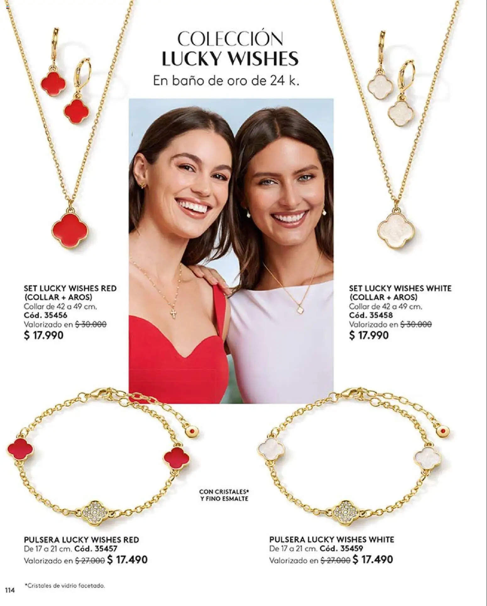 Catálogo Ésika Campaña 6 │ válido desde el 01.04.2026 | Página: 114 | Productos: Baño, Pulsera, Collar, Aros