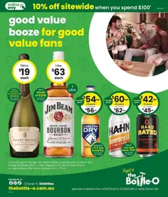 Preview of The Bottle-O - Good value booze for good value fans 14/09 - valid from 14/09/2026