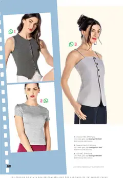 Vista previa de SC Pakar catálogo Ropa, nuevo folleto de la tienda, válido en México a partir del 30/01/2026 | Página: 68 | Productos: Chaleco, Playera, Top