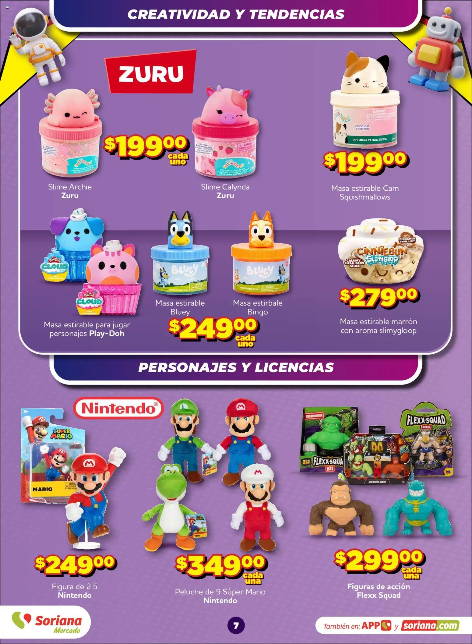 Nuevas ofertas de Soriana válidas en toda la República Mexicana desde el 15/10/2026. ¡Encuentra las mejores ofertas en Soriana folleto Mercado del Juguete! | Página: 8
