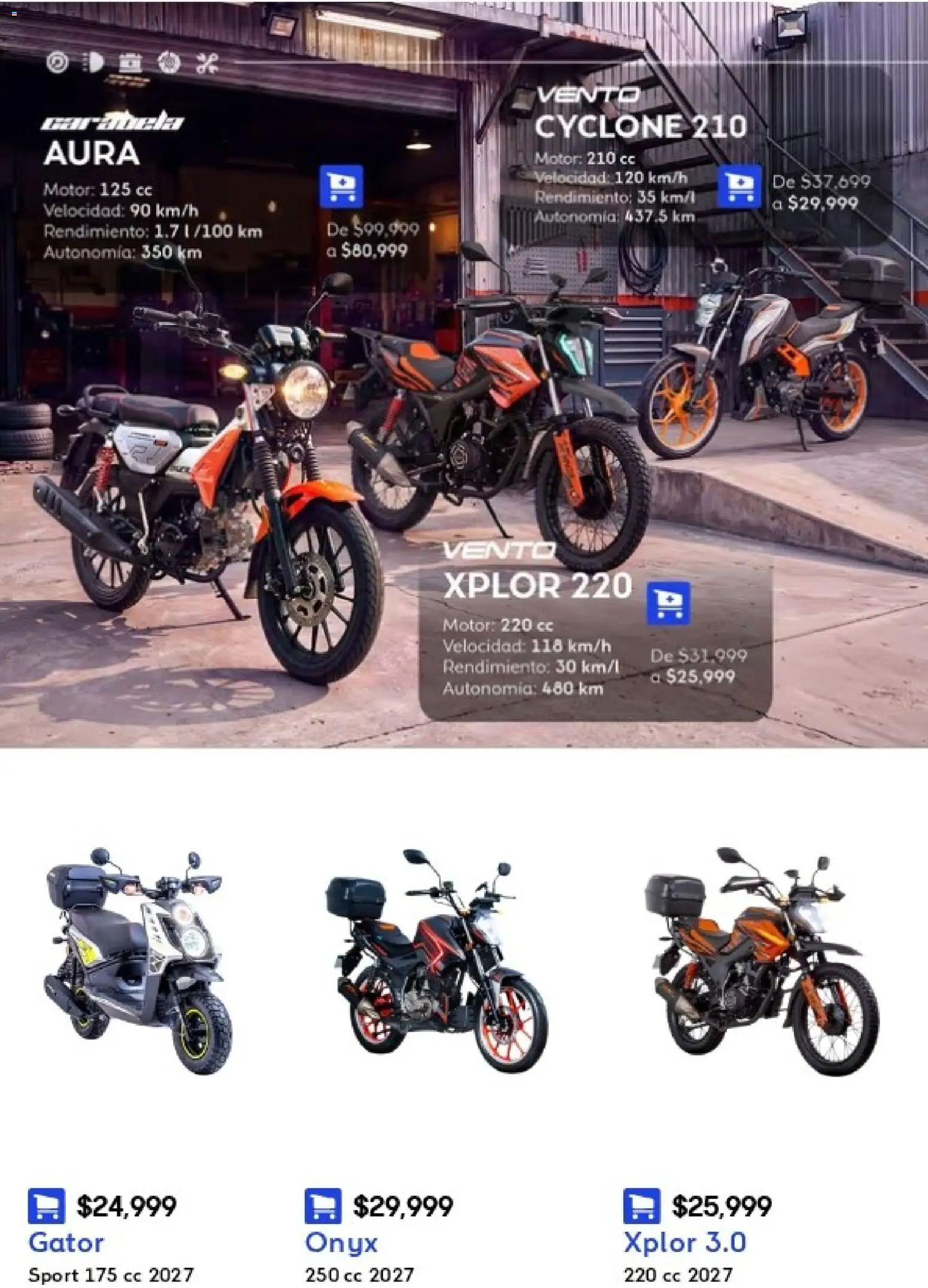 Nuevas ofertas de Coppel válidas en toda la República Mexicana desde el 01/10/2026. ¡Encuentra las mejores ofertas en Coppel catálogo Encuentra todo sobre motos! | Página: 7