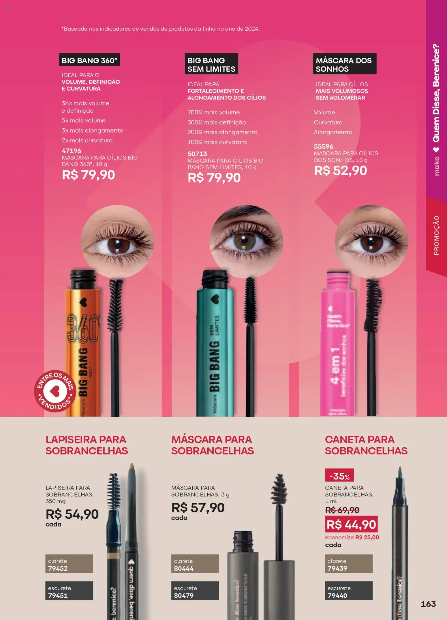 O Boticário Folheto - válido de 29/06/2026 | Página: 167 | Produtos: Máscara para cílios, Lapiseira, Caneta